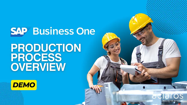 SAP Business One Production Process Overview Demo under 10 minutes