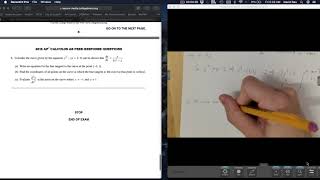 Calculus 2015 FRQ 6 Guide