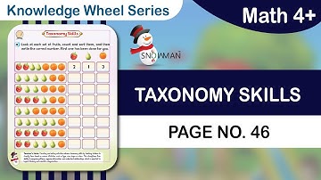 Math 4+ Knowledge Wheel Series | Page No 46 | Taxonomy Skills | Thinking Skills | Nursery Math