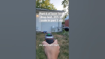 DROP TEST/ COMPARISON TEST part 6 DOVOH Laser Level 360 Self Leveling