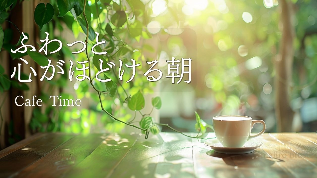 ふわっと心がほどける朝｜やさしいカフェ時間のJazz Pop BGM ☕Soft Morning Café ☀ Gentle Jazz Pop Music to Start Your Day