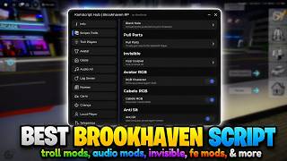 Brookhaven RP Script | 100+ FEATURES,  Bring All Vehicles And Players, Admin, Troll, FE & More!