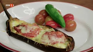 видео: Пълнени патладжани и торта  картинка: Пълнени патладжани и торта