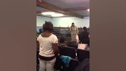 Prophetess Victoria Calhoun preaching, "I know wha...