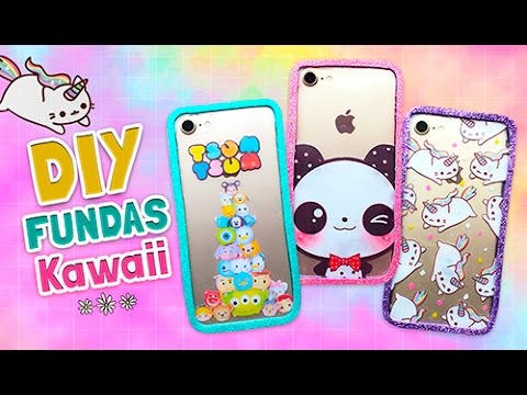 Tomar conciencia Es mas que Espacioso Como hacer FUNDAS CASERAS para CELULAR hechas a mano | Diy Kawaii |  Tutorial paso a paso | Fabbi Lee - YouTube