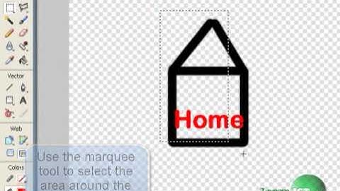 5. Cropping documents in Fireworks