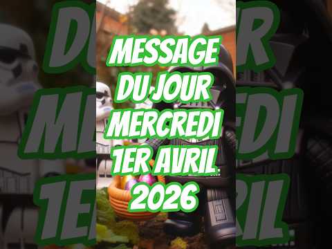Message du jour mercredi 1er avril 2026 #tarot #guidance #horoscopedujour #message #guides