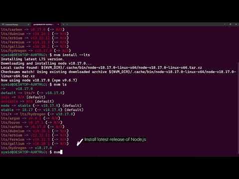 install nvm on wsl windows
