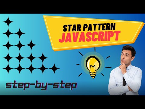 STAR PATTERN PROGRAM IN JAVASCRIPT | STEP-BY-STEP | CODDING INTERVIEW ...