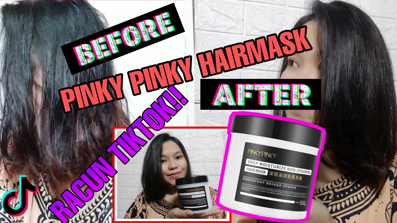 Elektrisk utilgivelig håndtering PINKYPINKY keratin Hair Mask Pinky Deep Moisturize Non-Steaming 深层滋润免蒸发膜 Hair  Treatment Mask - YouTube