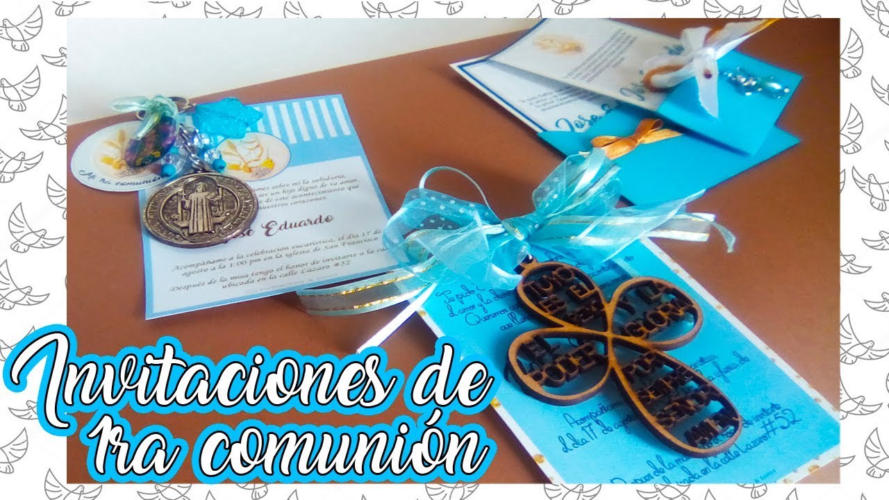 Invitaciones diferentes de comunión