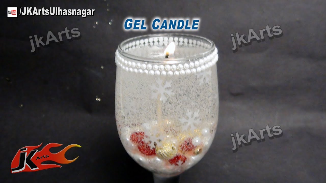 Raji's Craft Hobby: DIY Christmas Gel Candles