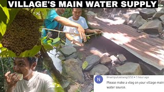 Honey Bees Stung 🐝  us in the Jungle | Repaired our Village Fresh Water Resources on High Hills #seb