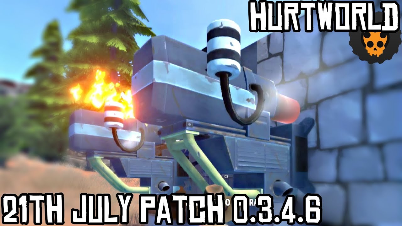 HURTWORLD UPDATE (21st July 2016) - RAID DRILL, DIAMOND, ACID, BUILDING DECAY