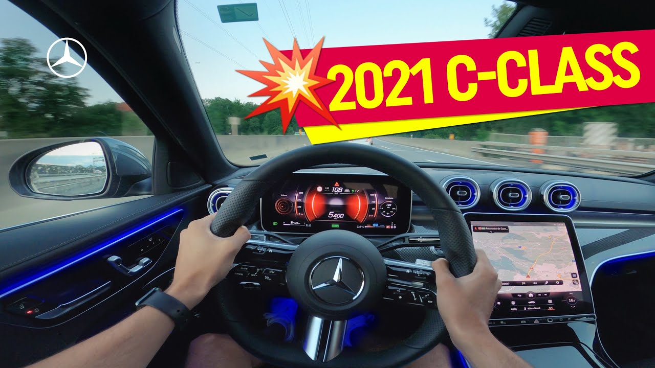 2023 Mercedes-Benz C43 AMG W206 TOP SPEED DRIVE ON GERMAN AUTOBAHN 🏎