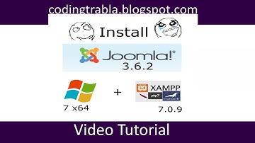 Install Joomla 3.6.2 on Windows 7 x64 localhost ( XAMPP 7.0.9 - php7 ) byAO