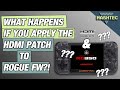 RG350 - What happens if you apply the HDMI out patch to Rogue FW?!