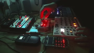 NTS-1, PO33 KO!, Microfeak and Model:Samples dreamy boom bap Jam