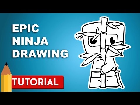 Versteckten Ninja zeichnen- DRAWING TUTORIAL ♥ausgezeichnet @AusgezeichnetTV
