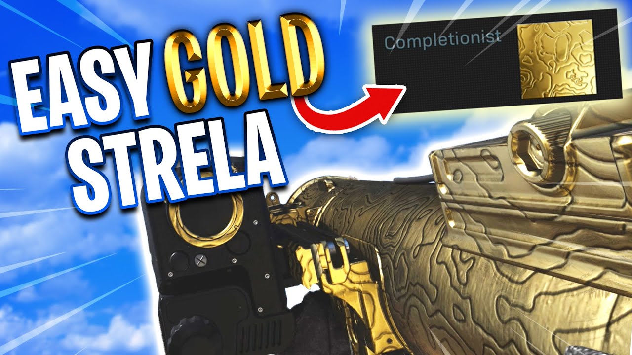 EASY STRELA-P GOLD CAMO GUIDE - Tips And Tricks | HOW TO GET GOLD FOR THE PILA FAST 'Updated'