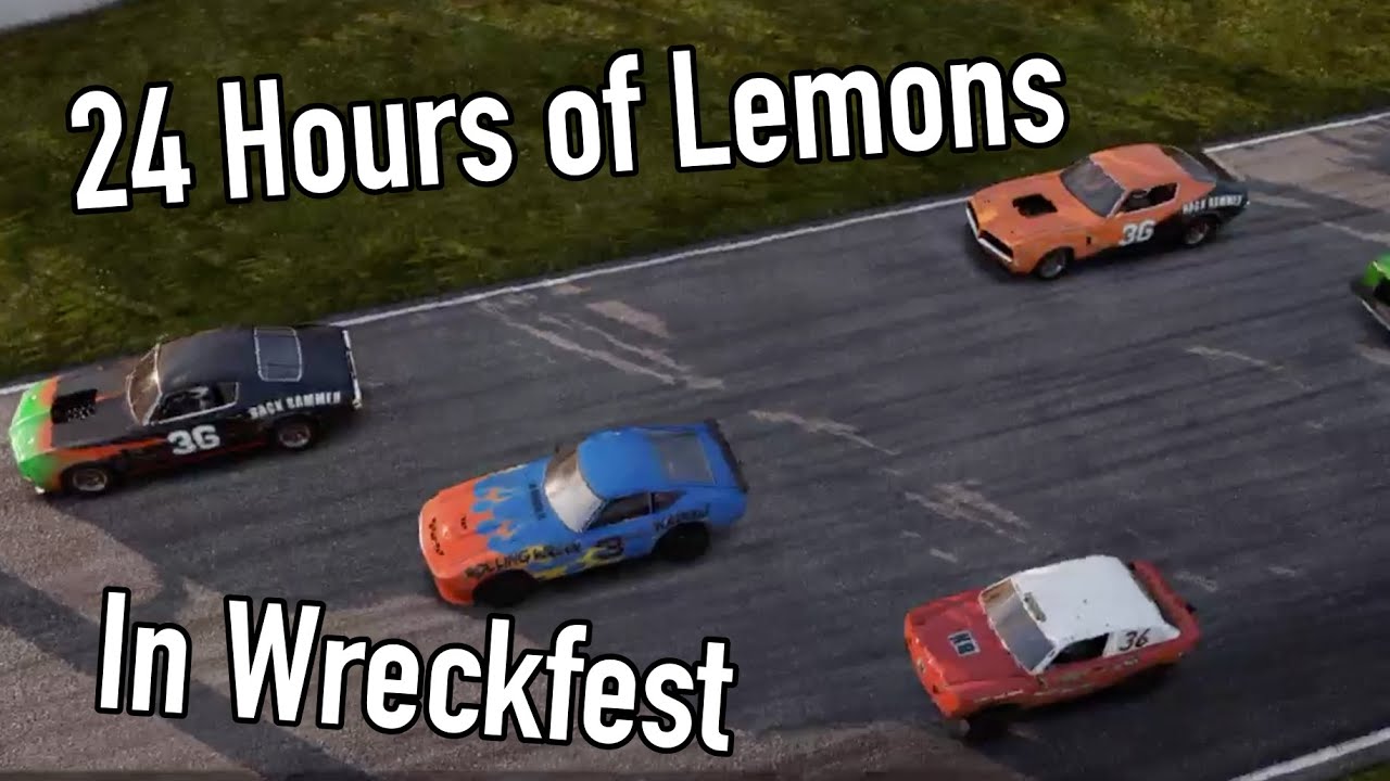 24 Hours of Lemons in Wreckfest Part 2 - YouTube
