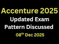Accenture Hiring 2026 | Updated Exam Pattern , Roles , Assessment | Cognitive , Technical , Coding