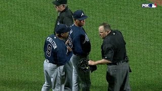 ATL@NYM: Pendleton gets tossed in the 5th