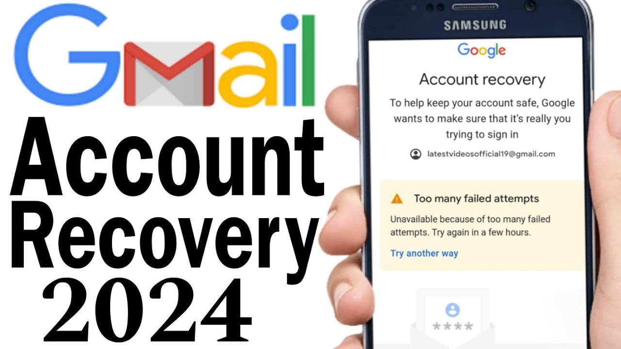 email forgot password recovery || too many failed attempts gmail || email recovery kaise kare