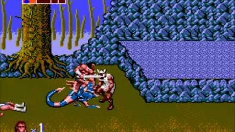 Golden Axe for the Sega Master System - Gameplay