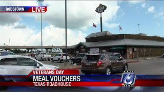 Texas Roadhouse provides free restaurant vouchers