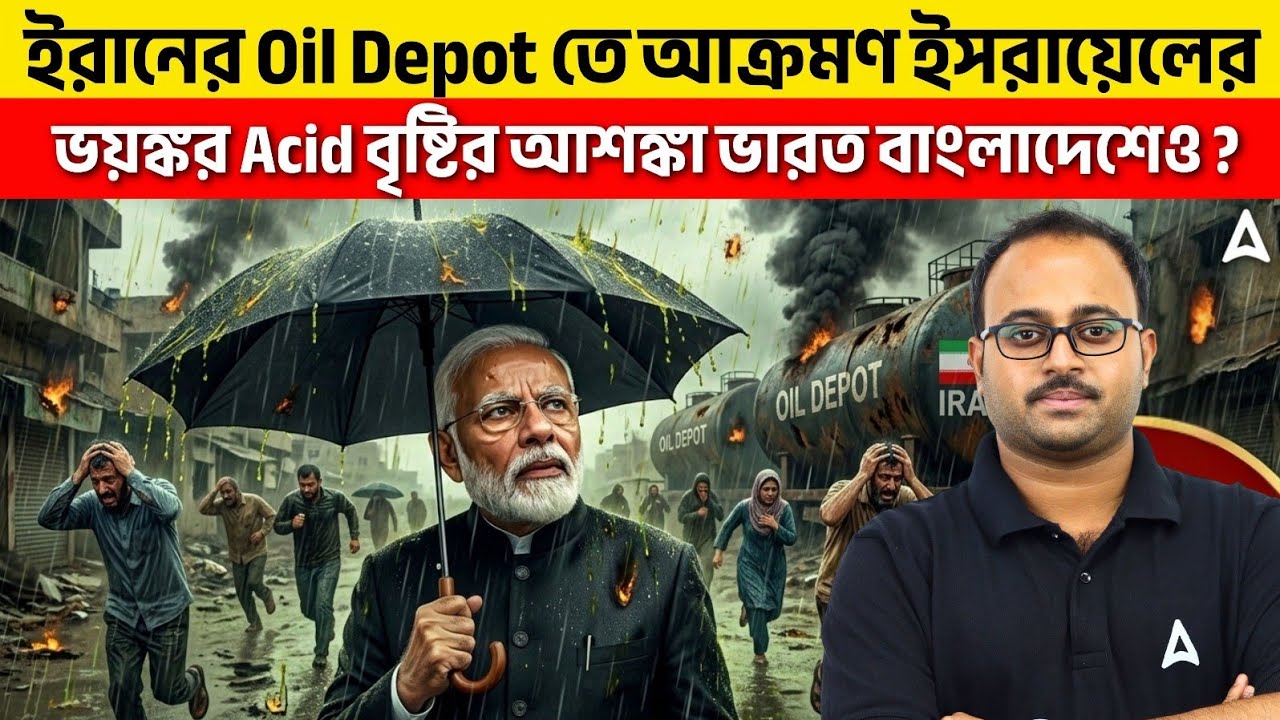 ইরানের Oil Depot তে আক্রমণ ইসরায়েলের | ভয়ঙ্কর Acid বৃষ্টির আশঙ্কা ভারত বাংলাদেশেও ? By Subhadip Sir