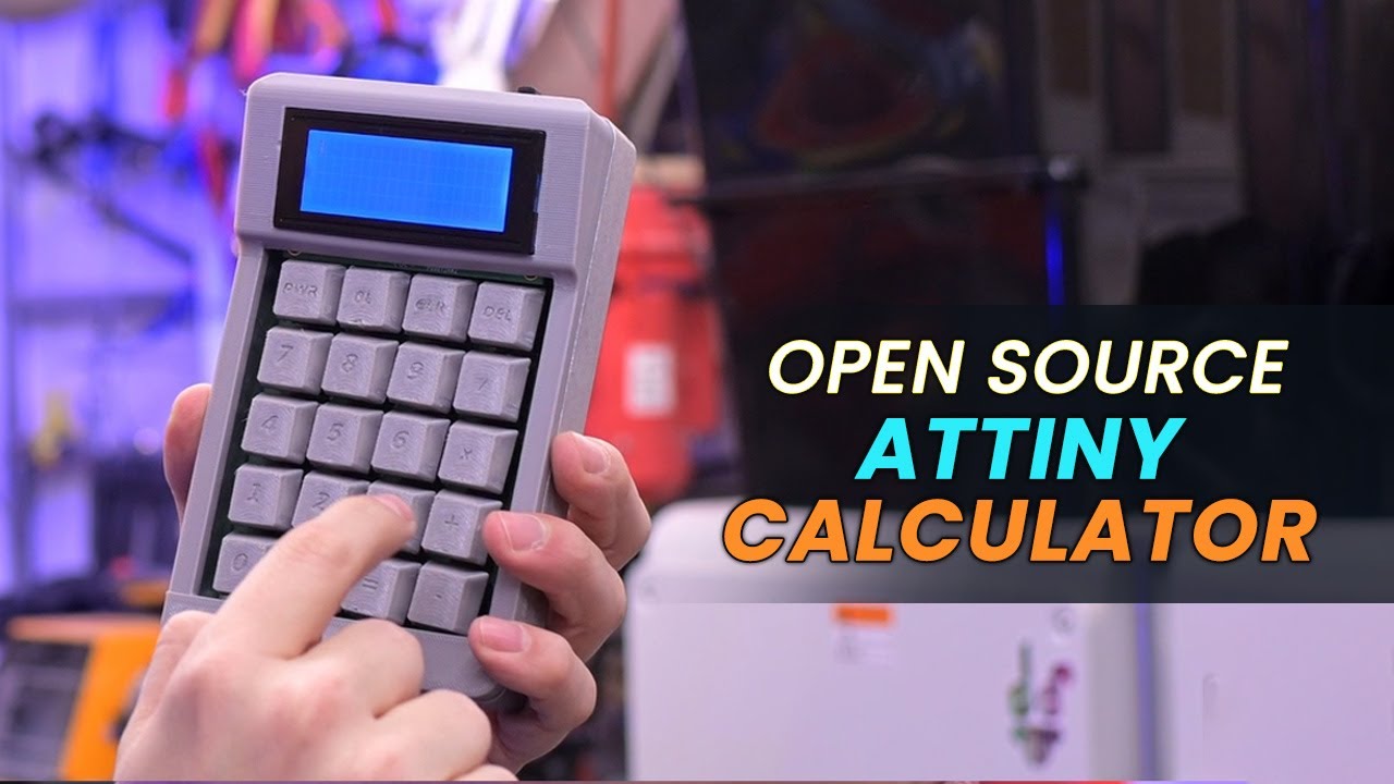 Open Source ATtiny3226 Arduino Calculator – Hardware, Case & Code Build