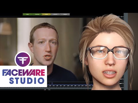 Faceware Studio in iClone ~ Testing Tracking Voice Actor Footage as a Facial Mocap Source