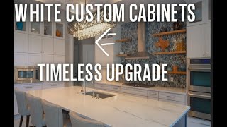 Elegant White Custom Cabinets by Cabinet IQ | Austin Kitchen Remodel