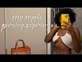 Everything You Need To Know About Nipple Piercings (pain, healing, sensitivity, etc)
