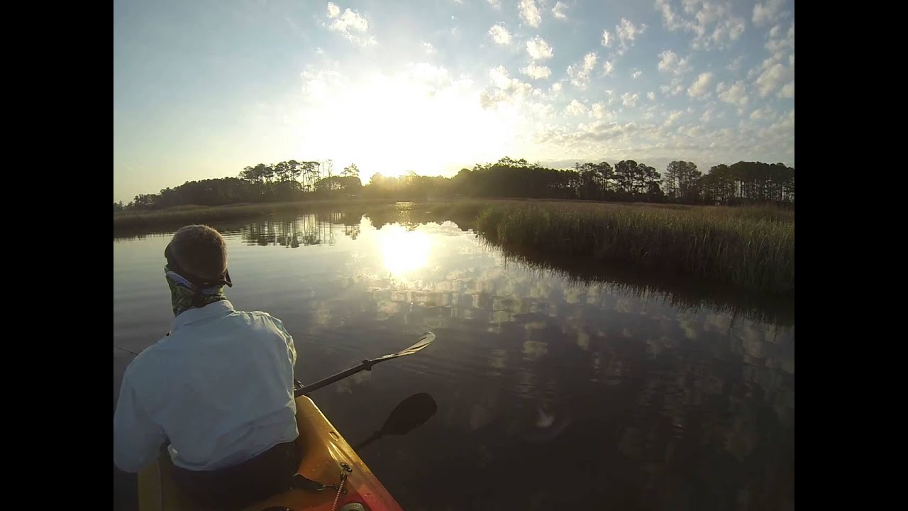 Kayak fishing 4/12/14, Beaufort, NC YouTube