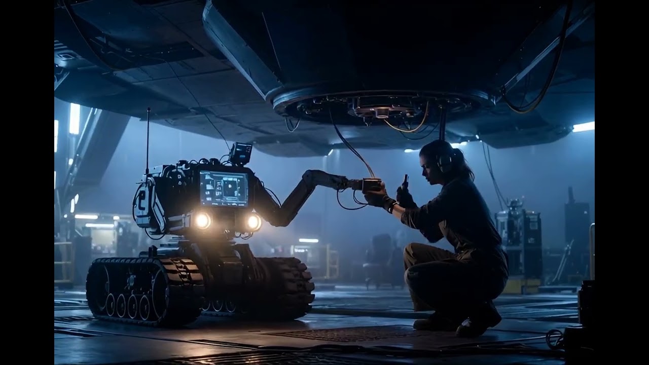 🔧✨ The Crystal Mystery in the Orbital Hangar 🚀