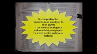 Reading an Auditing Standard