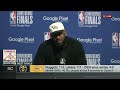 I asked LeBron James how he felt about Carmelo Anthony retiring | Malika Andrews on ESPN