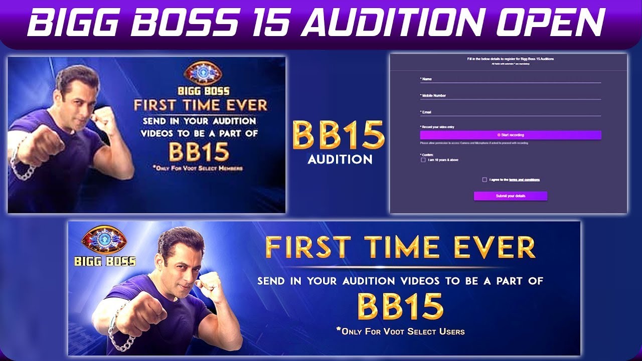 HOW TO APPLY FOR BIGG BOSS-15 AUDITION ON 