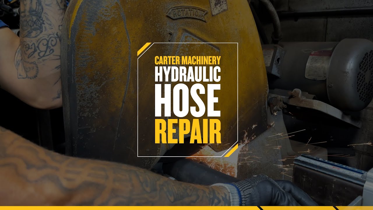 Carter Machinery’s Hydraulic Hose Repair Service - YouTube