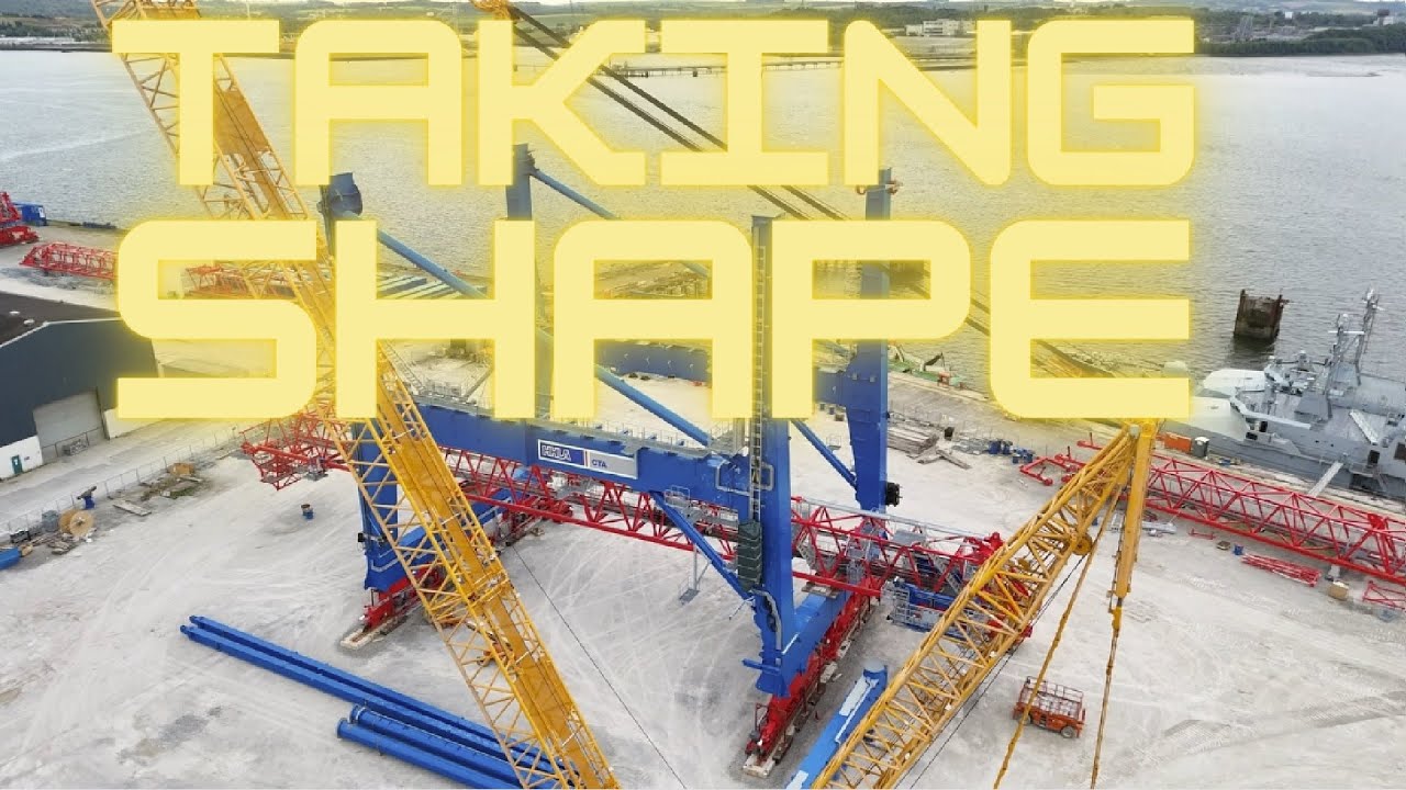 Verolme Cranes take shape