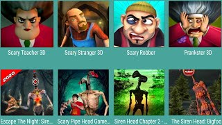 Scary Stranger 3D, Scary Teacher 3D, Scary Robber, Prankster 3D, Escape The Night, Scary Head, Siren screenshot 5