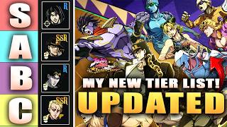 MY *UPDATED* TIER LIST & RANKING EVERY UNIT IN THE GAME! (Jojo Bizzare Adventure Golden Spirit)