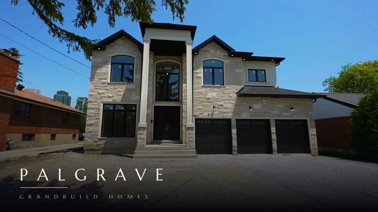 Film of the completed Palgrave custom home by GrandBuild Homes