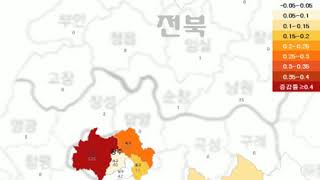 시계열지도 : 전라도전세_191007