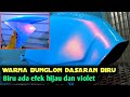 Membuat warna biru efek hijau dan violet‼️katanya warna sultan