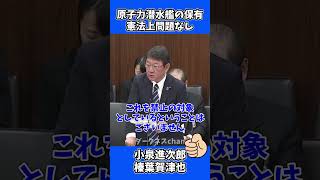 【衝撃】小泉進次郎「原潜は憲法違反じゃない」覚醒!