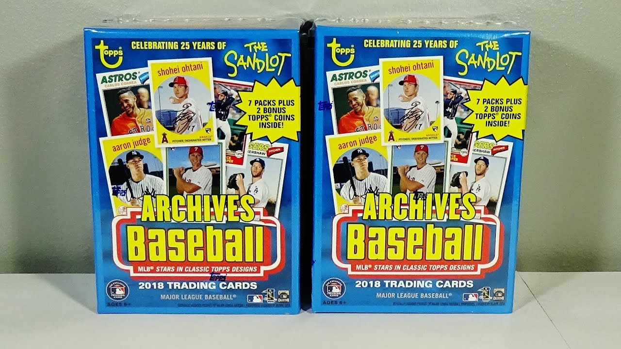 2018 Topps Archives Baseball 2 Blaster Box Break!