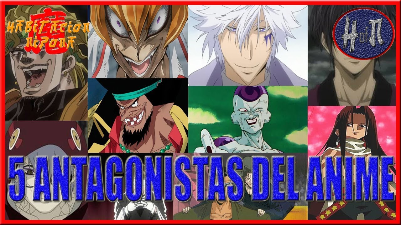 5 Antagonistas que me gustan del anime - YouTube